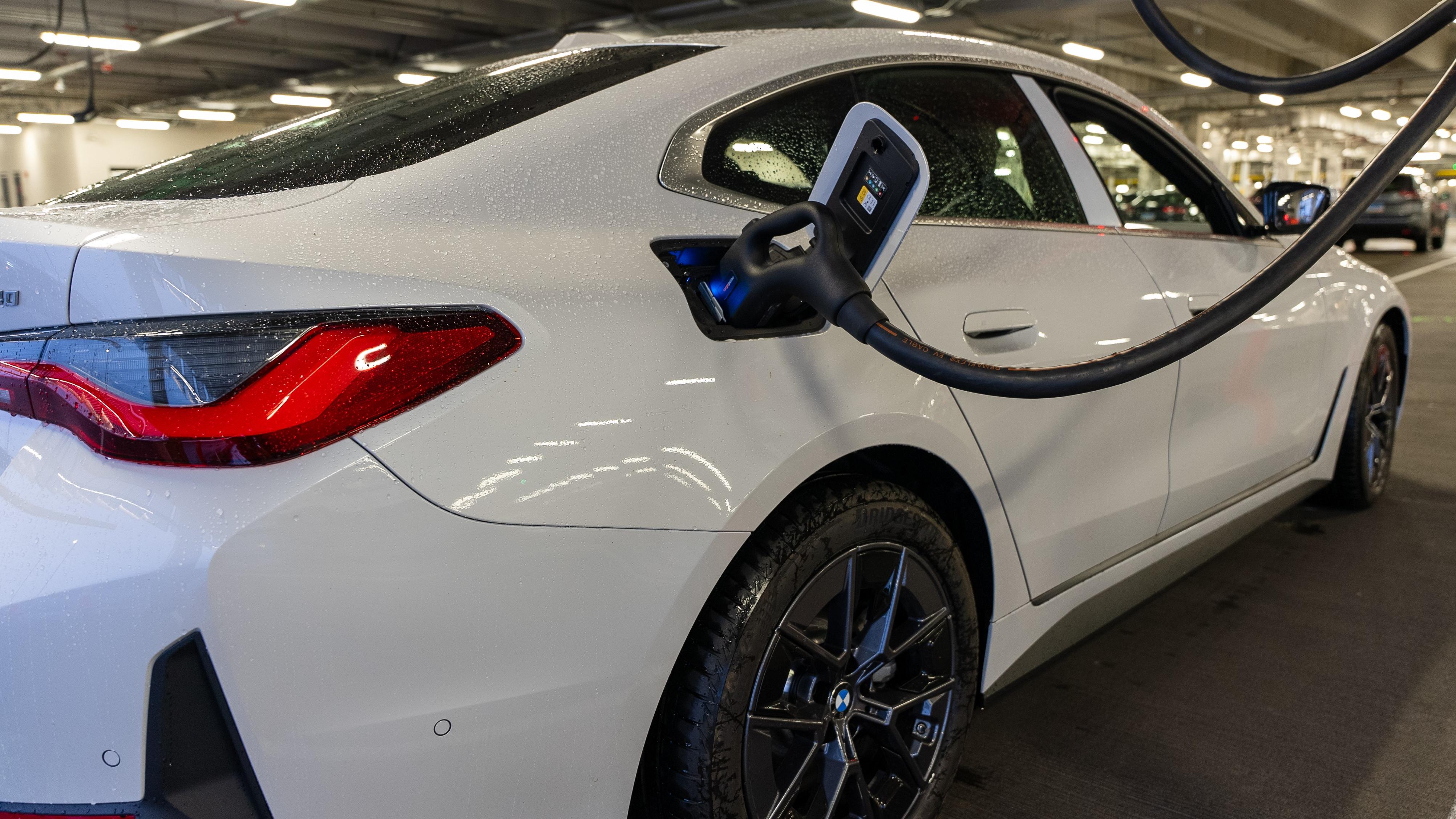 Portland International Airport Powers on Fast Charging Stations for Rental Cars 